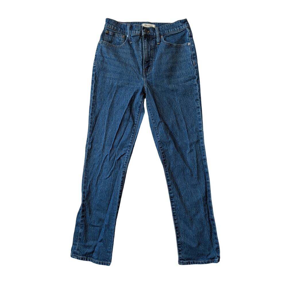 Madewell Women's The Perfect Vintage Medium Wash Slim Straight Denim Jeans 28